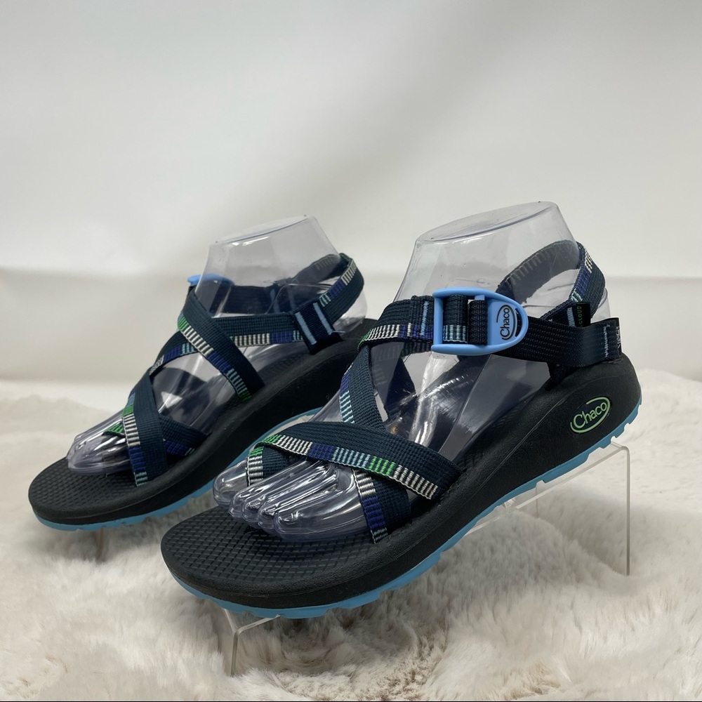 Chaco Womens 7 Z/Cloud 2 Sport Sandals Tally Navy - Picture 2 of 13